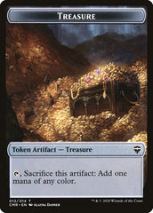 Copy (013) // Treasure Double-Sided Token [Commander Legends Tokens] | Black Swamp Games