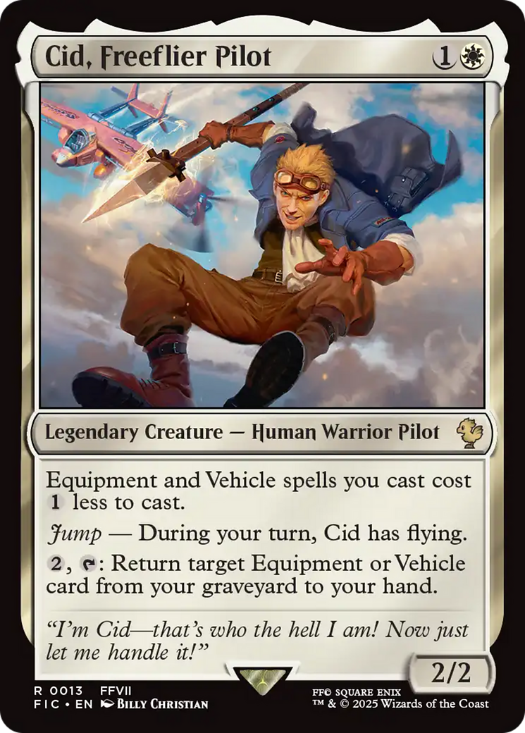 Cid, Freeflier Pilot [FINAL FANTASY Commander] | Black Swamp Games