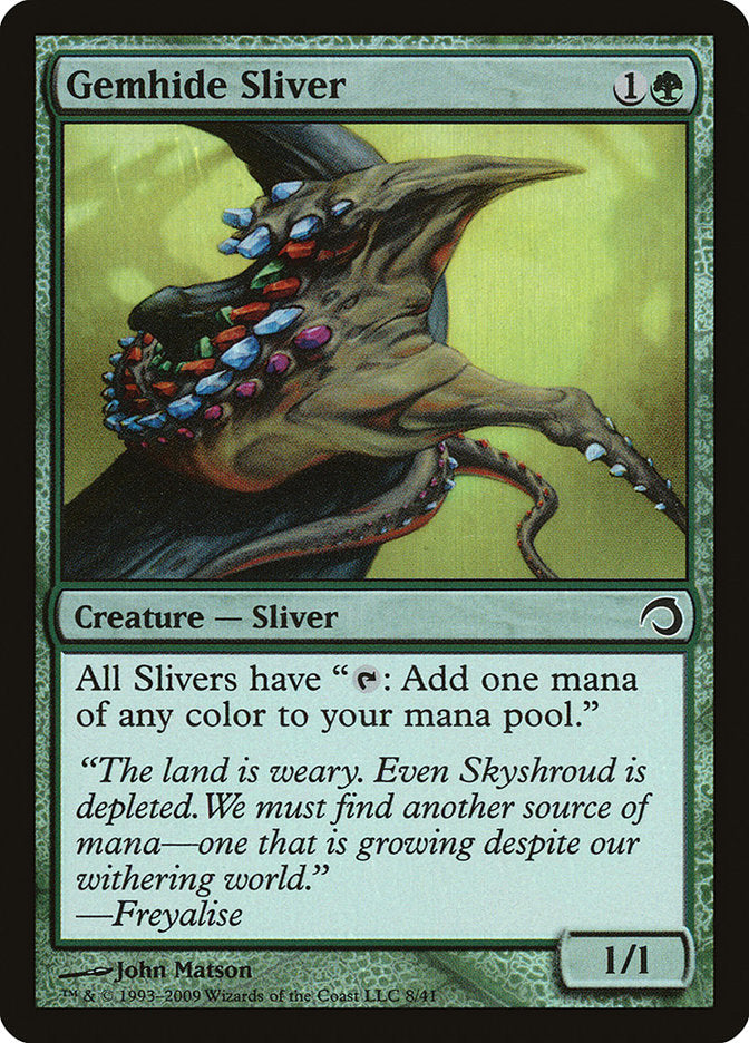 Gemhide Sliver [Premium Deck Series: Slivers] | Black Swamp Games