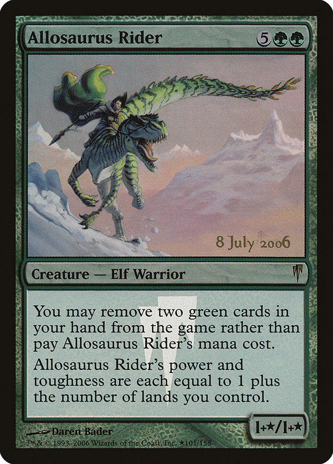 Allosaurus Rider [Coldsnap Promos] | Black Swamp Games