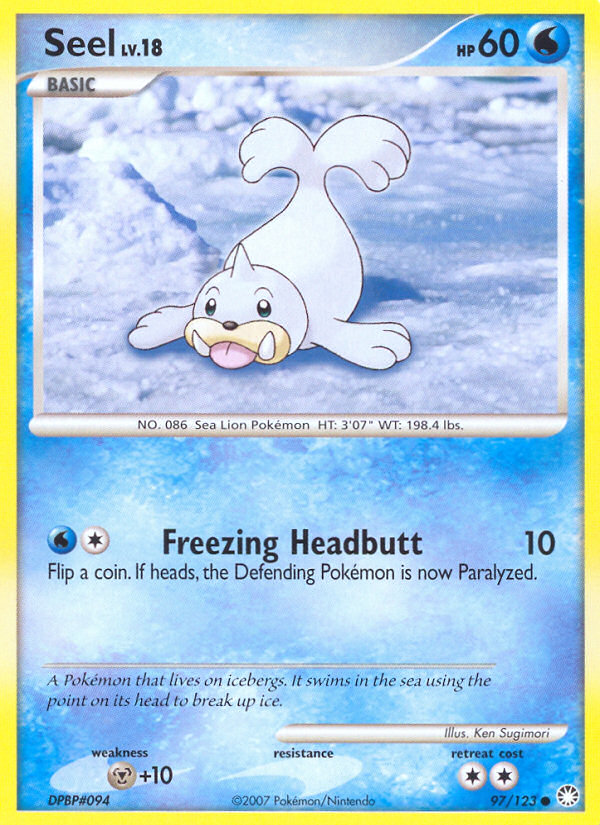 Seel (97/123) [Diamond & Pearl: Mysterious Treasures] | Black Swamp Games