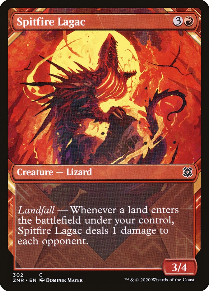 Spitfire Lagac (Showcase) [Zendikar Rising] | Black Swamp Games