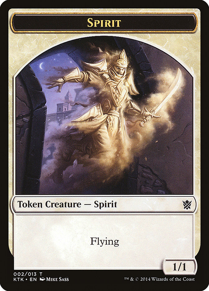 Spirit Token [Khans of Tarkir Tokens] | Black Swamp Games