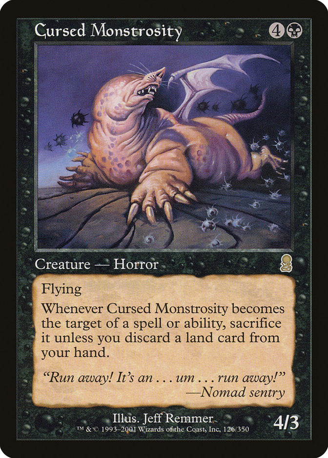 Cursed Monstrosity [Odyssey] | Black Swamp Games