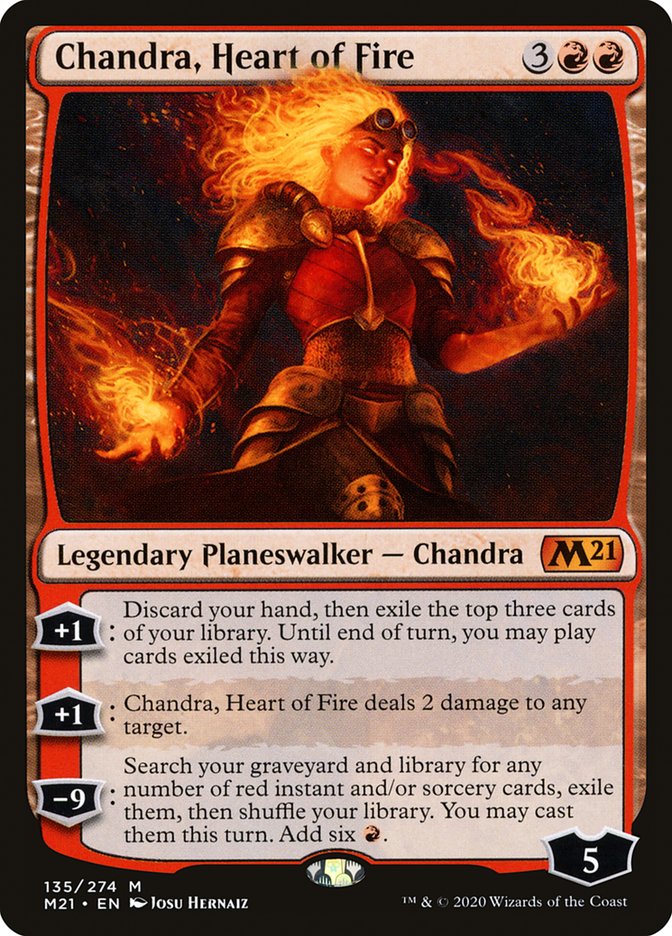 Chandra, Heart of Fire [Core Set 2021] | Black Swamp Games
