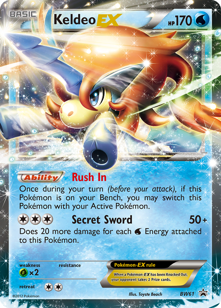 Keldeo EX (BW61) [Black & White: Black Star Promos] | Black Swamp Games