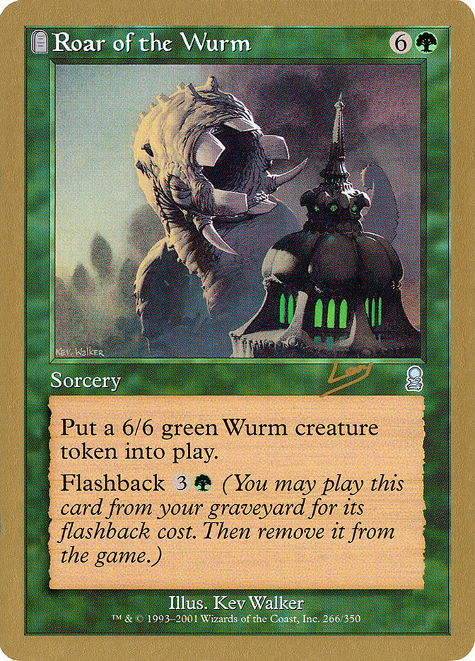 Roar of the Wurm (Raphael Levy) [World Championship Decks 2002] | Black Swamp Games