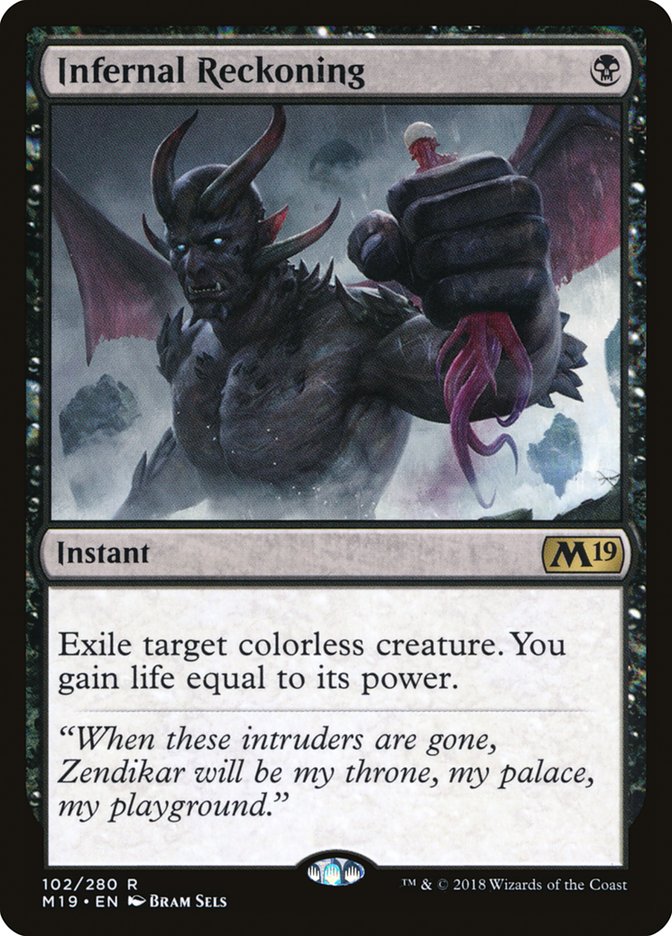 Infernal Reckoning [Core Set 2019] | Black Swamp Games