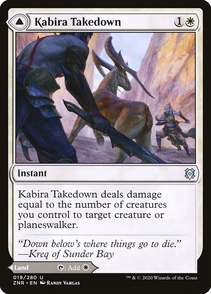 Kabira Takedown // Kabira Plateau [Zendikar Rising] | Black Swamp Games
