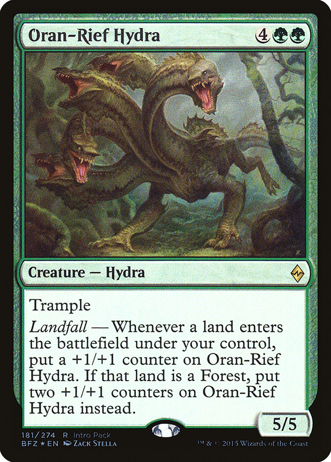Oran-Rief Hydra (Intro Pack) [Battle for Zendikar Promos] | Black Swamp Games