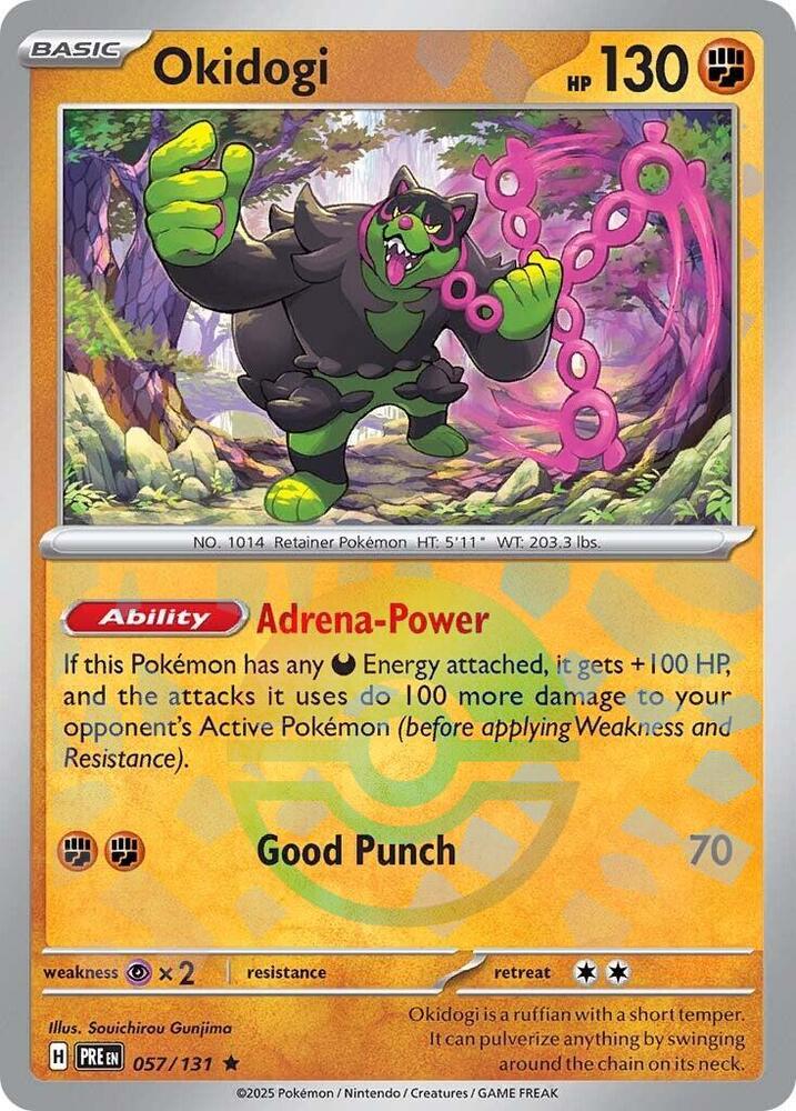 Okidogi (057/131) (Poke Ball Pattern) [Scarlet & Violet: Prismatic Evolutions] | Black Swamp Games