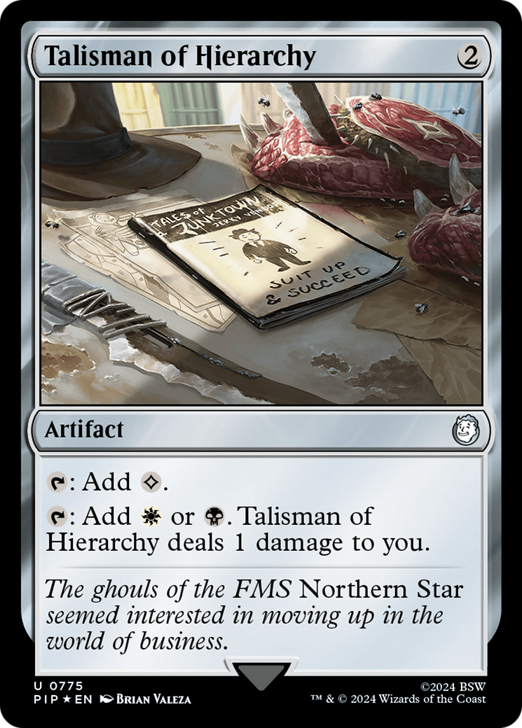 Talisman of Hierarchy (Surge Foil) [Fallout] | Black Swamp Games