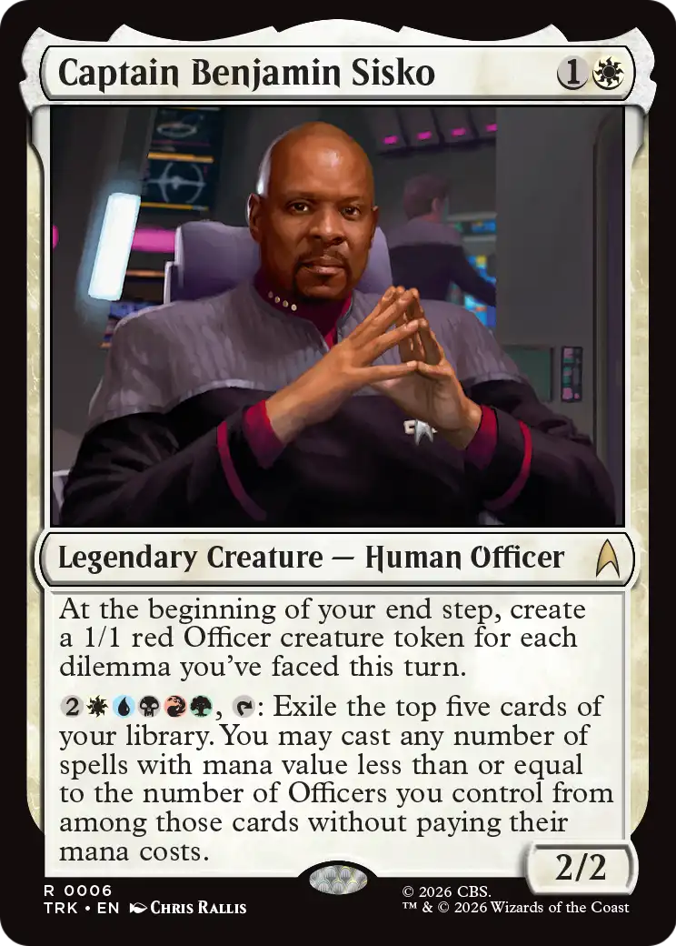 Captain Benjamin Sisko [Star Trek] | Black Swamp Games