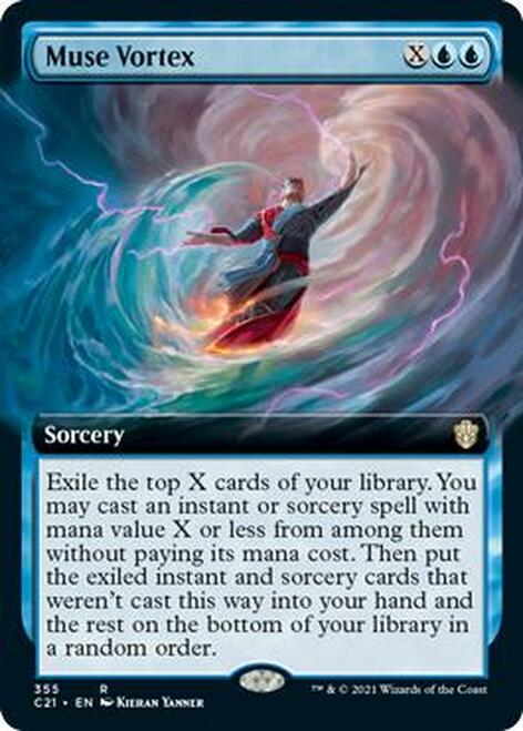Muse Vortex (Extended Art) [Commander 2021] | Black Swamp Games