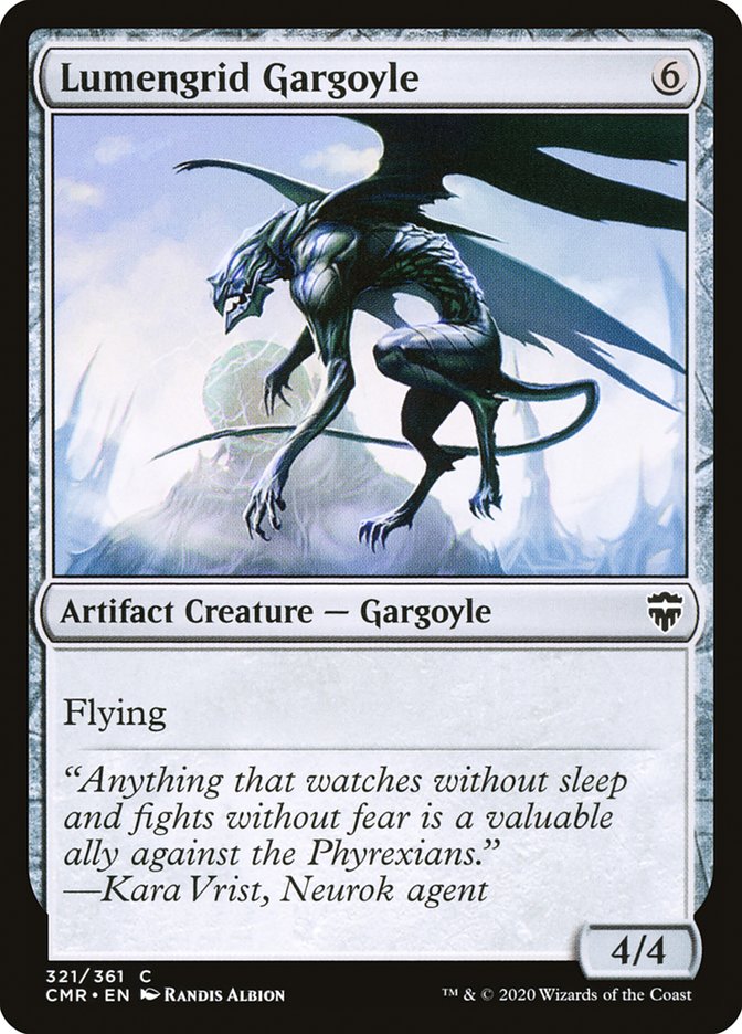 Lumengrid Gargoyle [Commander Legends] | Black Swamp Games