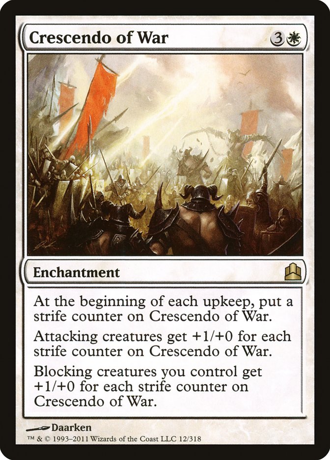 Crescendo of War [Commander 2011] | Black Swamp Games