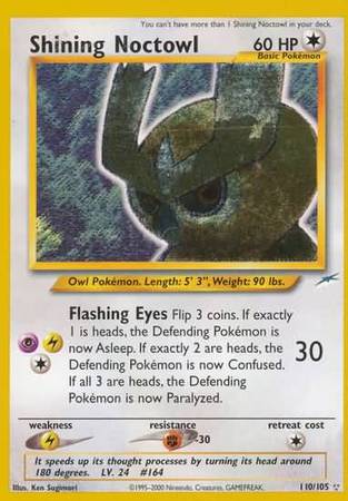 Shining Noctowl (110/105) [Neo Destiny Unlimited] | Black Swamp Games
