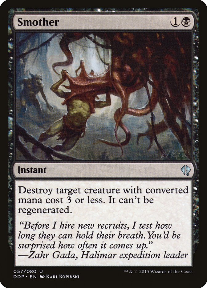 Smother [Duel Decks: Zendikar vs. Eldrazi] | Black Swamp Games