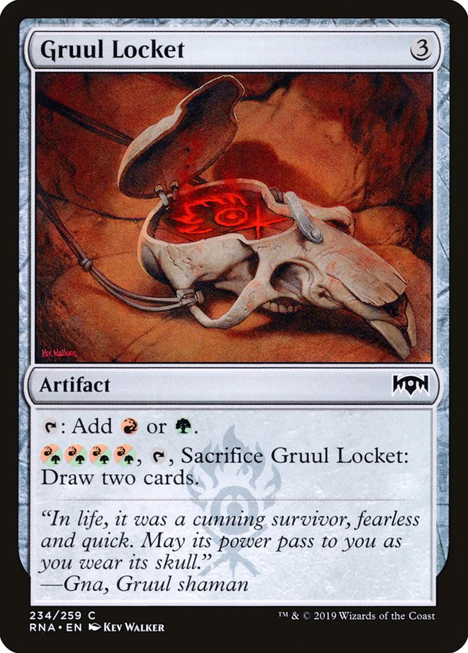 Gruul Locket [Ravnica Allegiance] | Black Swamp Games