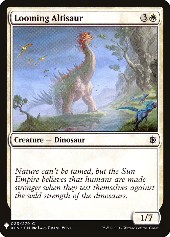 Looming Altisaur [Mystery Booster] | Black Swamp Games
