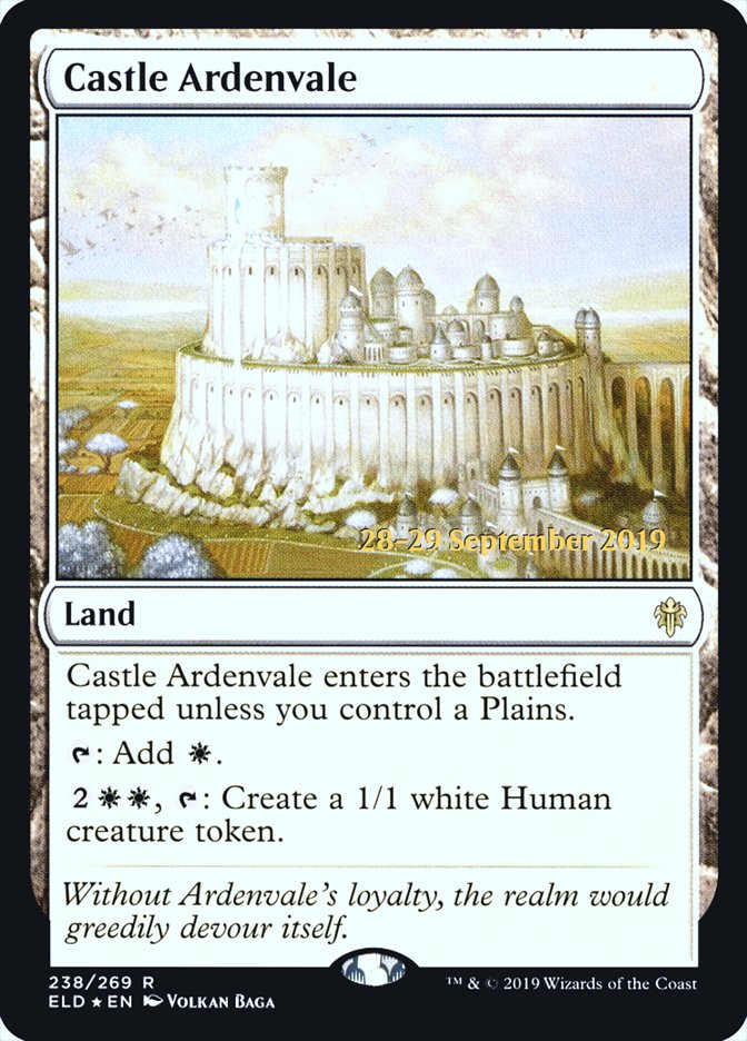 Castle Ardenvale [Throne of Eldraine Prerelease Promos] | Black Swamp Games