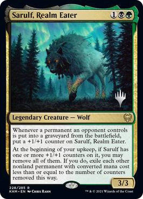 Sarulf, Realm Eater (Promo Pack) [Kaldheim Promos] | Black Swamp Games