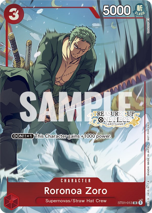 Roronoa Zoro (Treasure Cup) [One Piece Promotion Cards] | Black Swamp Games
