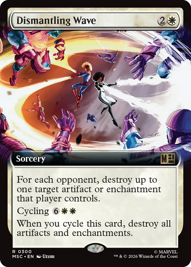 Dismantling Wave (Extended Art) [Marvel Super Heroes Commander] | Black Swamp Games