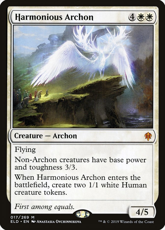 Harmonious Archon [Throne of Eldraine] | Black Swamp Games