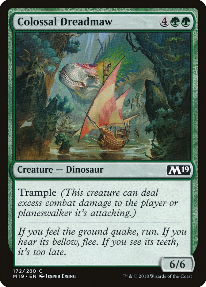 Colossal Dreadmaw [Core Set 2019] | Black Swamp Games