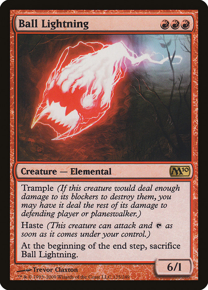 Ball Lightning [Magic 2010] | Black Swamp Games