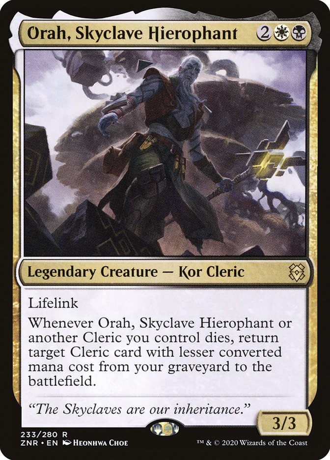 Orah, Skyclave Hierophant [Zendikar Rising] | Black Swamp Games