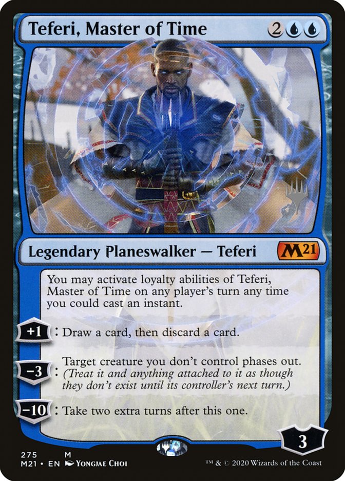 Teferi, Master of Time (Promo Pack) (275) [Core Set 2021 Promos] | Black Swamp Games