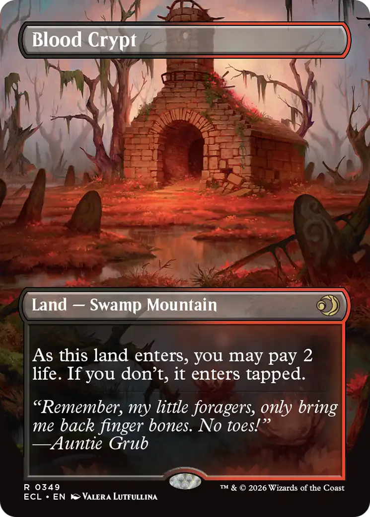 Blood Crypt (Borderless) [Lorwyn Eclipsed] | Black Swamp Games