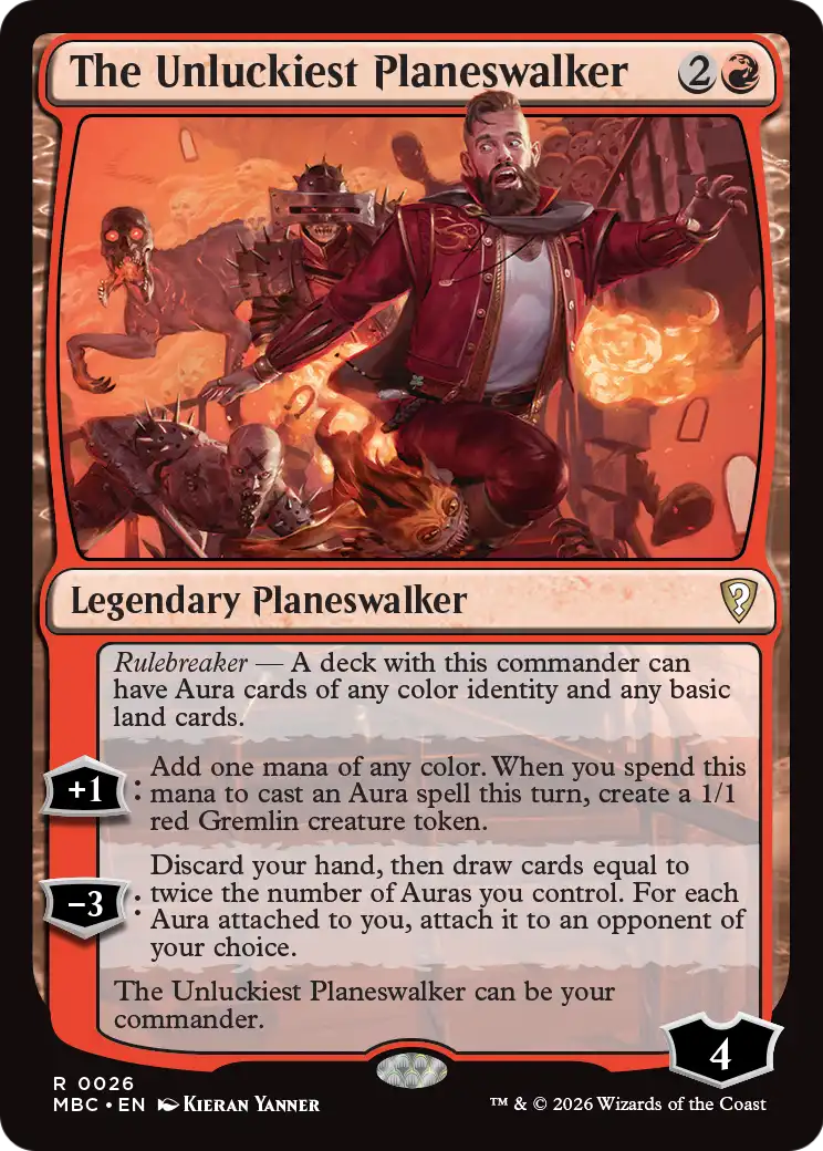 The Unluckiest Planeswalker [Mystery Booster: Commander Edition] | Black Swamp Games