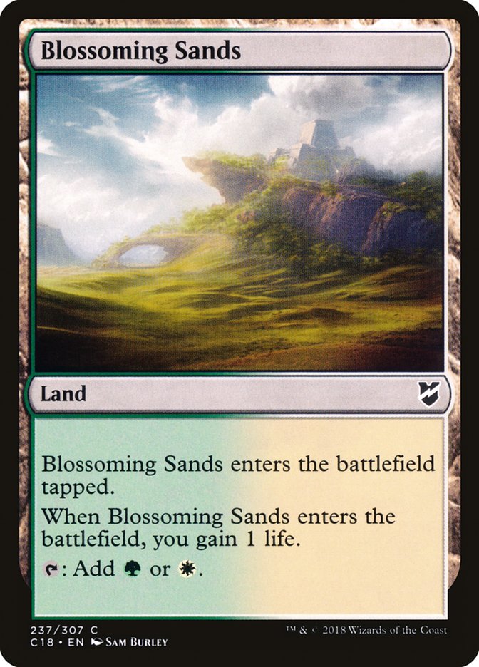 Blossoming Sands [Commander 2018] | Black Swamp Games