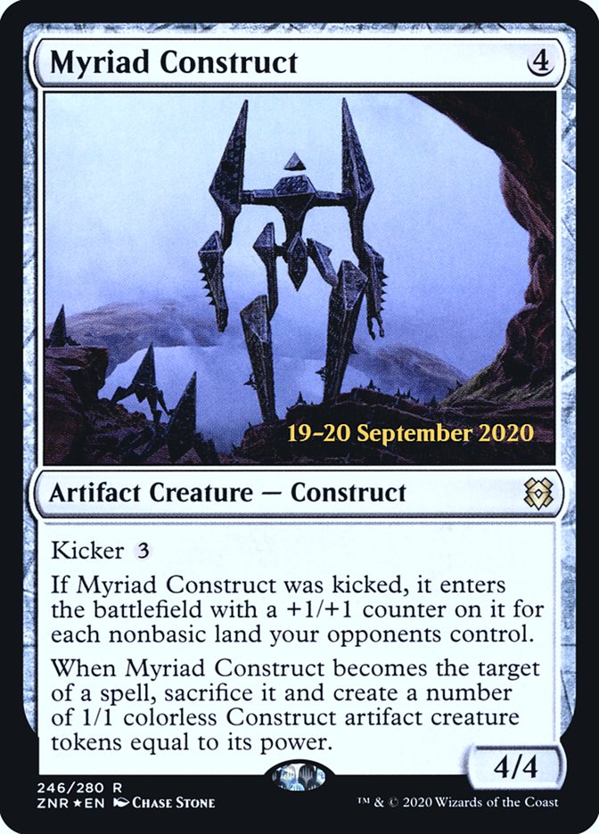 Myriad Construct [Zendikar Rising Prerelease Promos] | Black Swamp Games