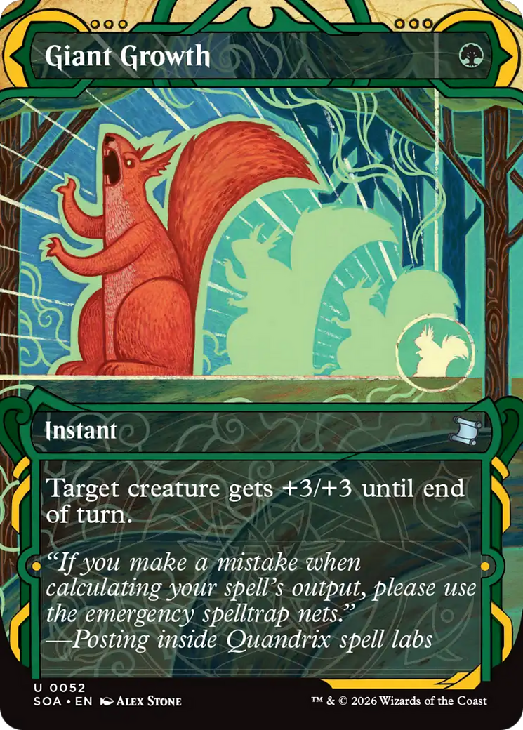 Giant Growth [Secrets of Strixhaven: Mystical Archive] | Black Swamp Games