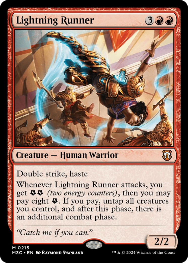 Lightning Runner [Modern Horizons 3 Commander] | Black Swamp Games