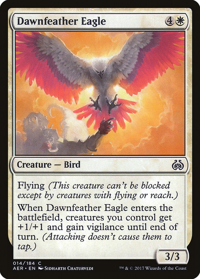 Dawnfeather Eagle (Intro Pack) [Aether Revolt Promos] | Black Swamp Games