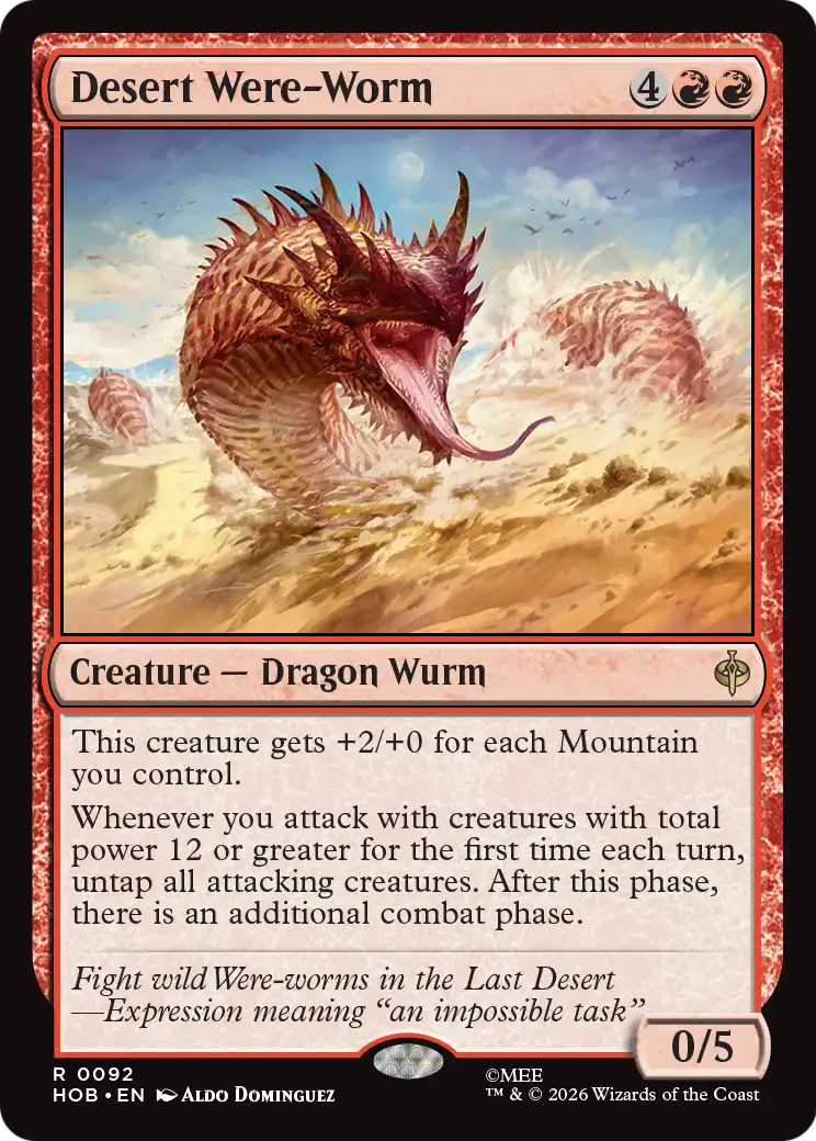 Desert Were-Worm [The Hobbit] | Black Swamp Games