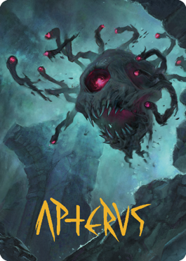 Ghastly Death Tyrant Art Card (Gold-Stamped Signature) [Commander Legends: Battle for Baldur's Gate Art Series] | Black Swamp Games