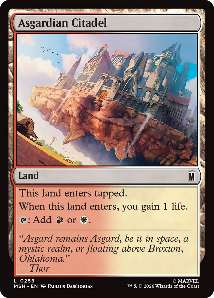 Asgardian Citadel [Marvel Super Heroes] | Black Swamp Games