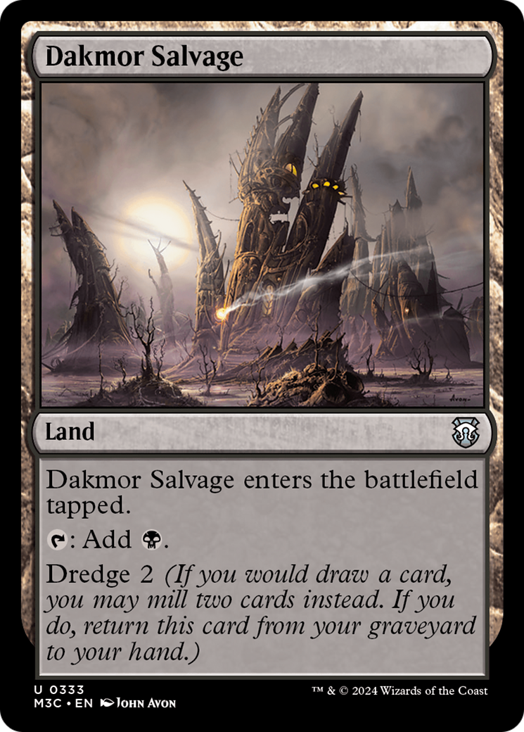 Dakmor Salvage (Ripple Foil) [Modern Horizons 3 Commander] | Black Swamp Games