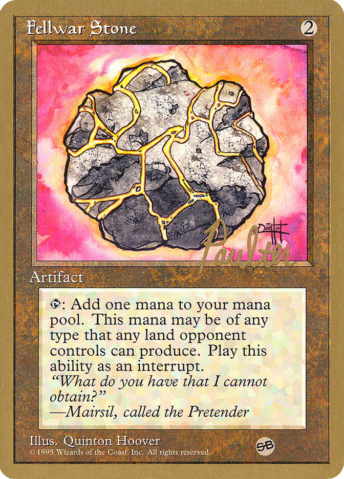 Fellwar Stone (Preston Poulter) (SB) [Pro Tour Collector Set] | Black Swamp Games