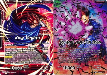 King Vegeta // King Vegeta, Leader of the Saiyans (SD9-01) [Assault of the Saiyans] | Black Swamp Games