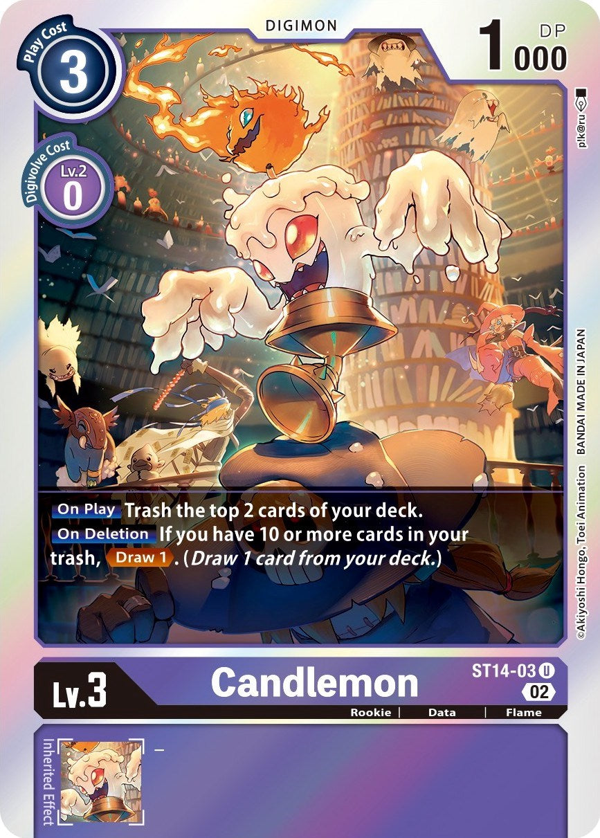 Candlemon [ST14-03] [Starter Deck: Beelzemon Advanced Deck Set] | Black Swamp Games