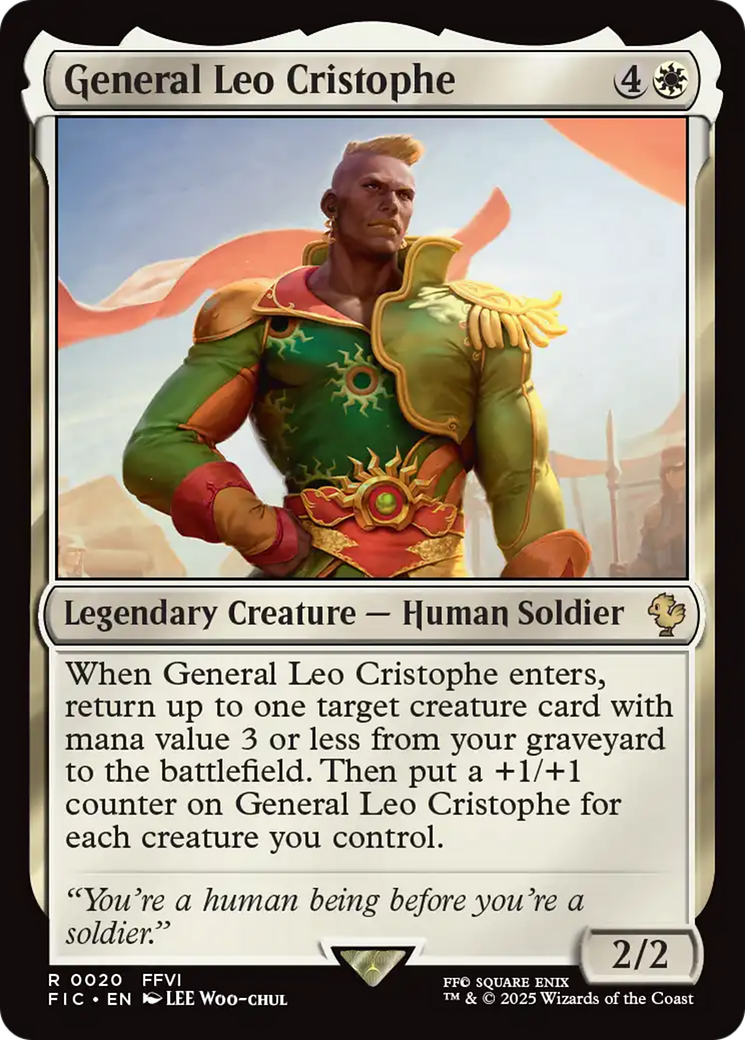 General Leo Cristophe [FINAL FANTASY Commander] | Black Swamp Games