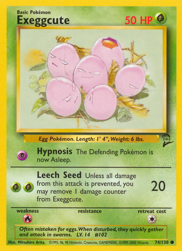 Exeggcute (74/130) [Base Set 2] | Black Swamp Games