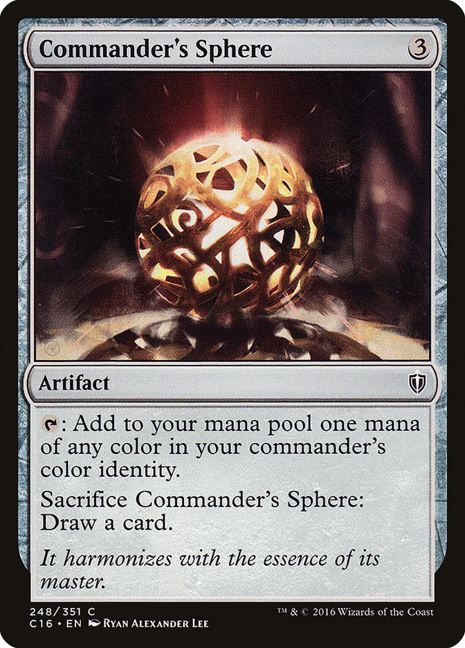 Commander's Sphere [Commander 2016] | Black Swamp Games